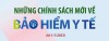 Những chính sách mới về bảo hiểm y tế (từ 1/1/2023)