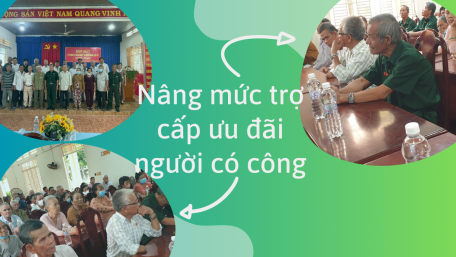 Nâng mức chuẩn trợ cấp ưu đãi người có công