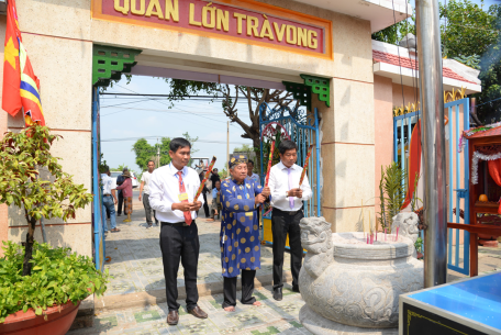 Lễ giỗ Quan lớn Trà Vong Huỳnh Công Giản xã Thạnh Tân, TPTN.