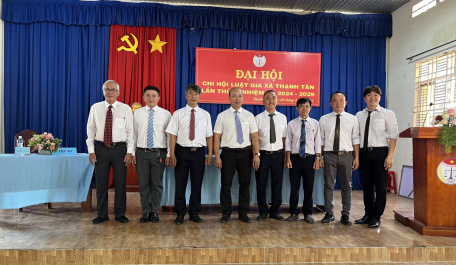 Đại Hội Chi Hội Luật gia xã Thạnh Tân lần thứ II, nhiệm kỳ 2024 - 2029