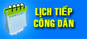 Lịch tiếp công dân tháng 5/2024