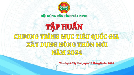 Hội Nông dân tổ chức tuyên truyền về Chương trình mục tiêu quốc gia xây dụng nông thôn mới năm 2024