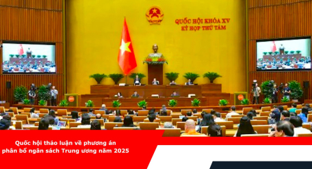 Quốc hội 'chốt' phân bổ ngân sách Trung ương năm 2025